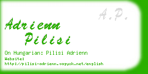 adrienn pilisi business card